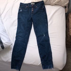 Madwell high rise skinny jeans